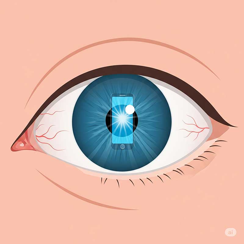 Ánh sáng xanh từ màn hình điện tử là nguyên nhân chính gây khô mắt