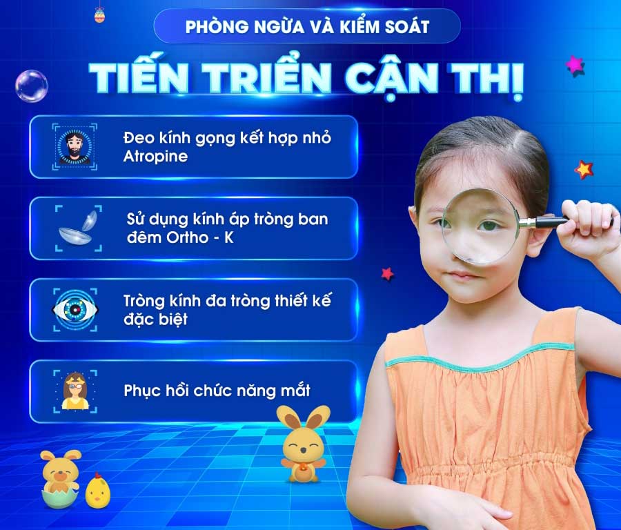 Các phương pháp điều trị và kiểm soát tật cận thị