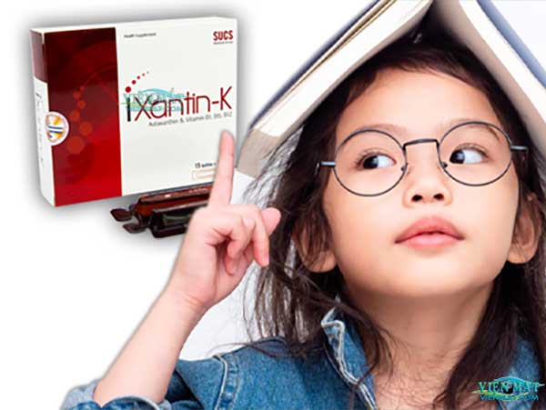 Thuốc bổ mắt Ixantin-K cho trẻ em học đường
